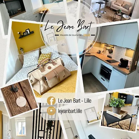 Le Jean Bart - Votre T1 Meuble Cosy & Lumineux Quartier Republique Appartement